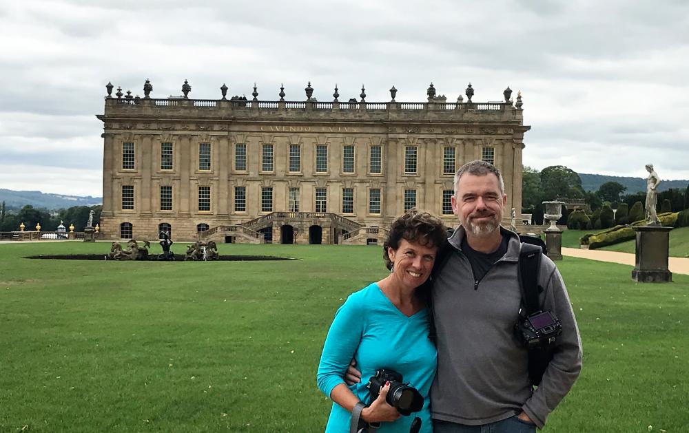 Chatsworth House, in Derbyshire England